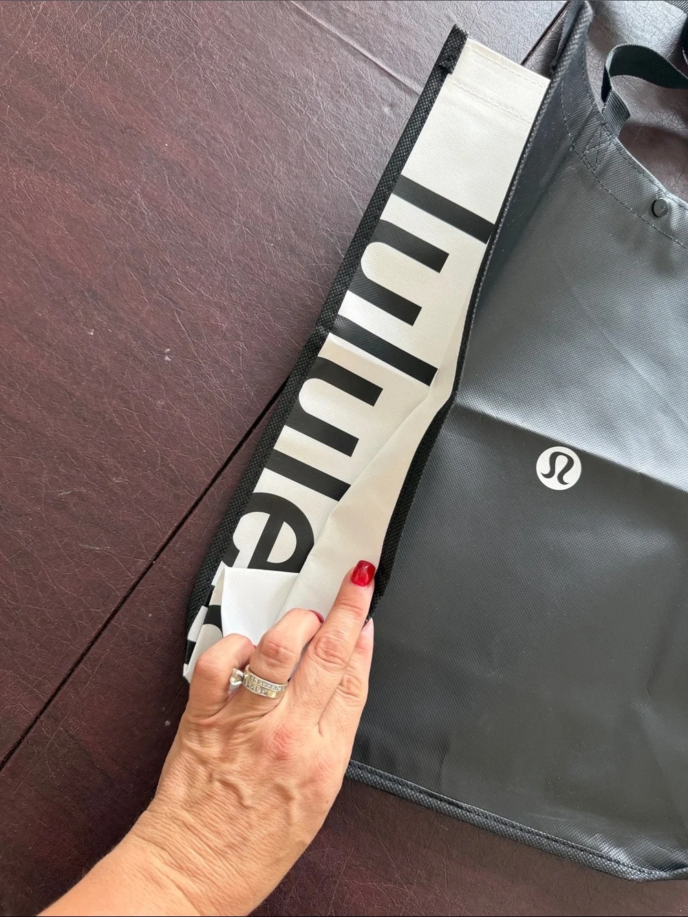lululemon athletica Black Tote Bag NEW